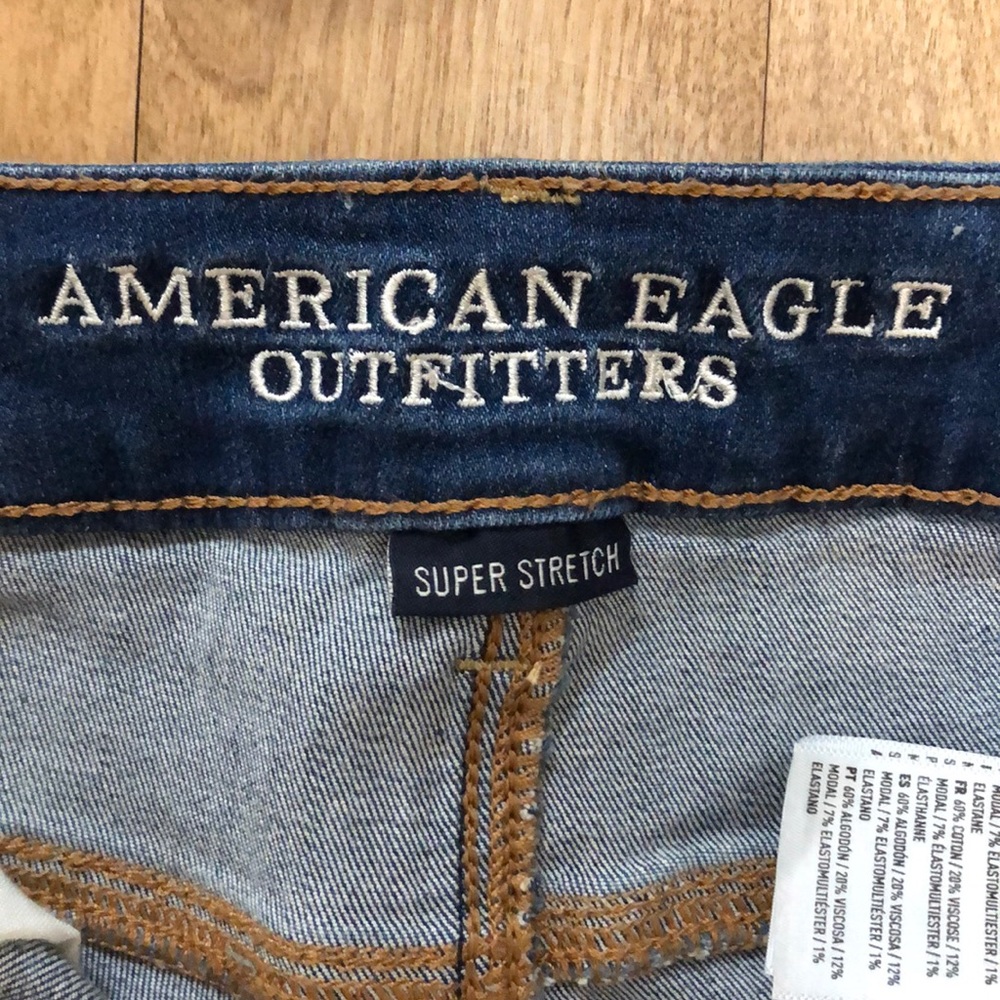 2 pair AE shorts super stretch hi-rise shortie - Picture 5 of 6